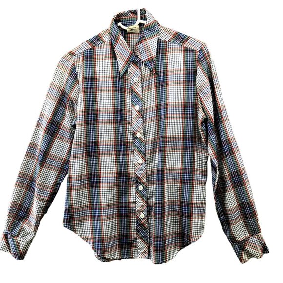 Bronson of California Tops - Plaid Button Down Shirt for Women